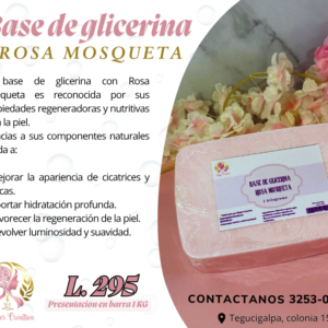 Base de glicerina Rosa Mosqueta