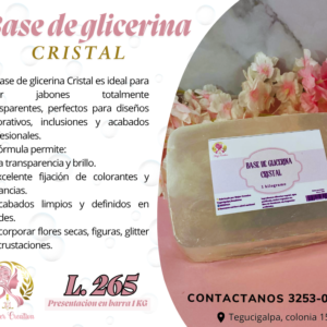 Base de glicerina transparente