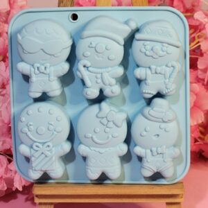 Molde Muñequitos Navideños