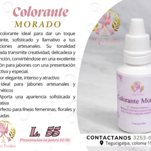 Colorante Morado para jabón