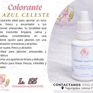 Colorante Azul Celeste para jabones