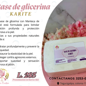 Base de glicerina de Karité