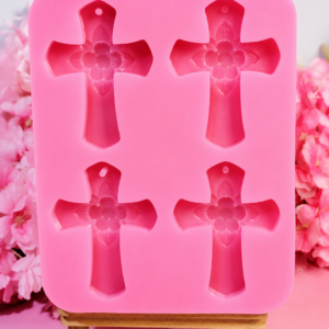 Molde de Cruces con flor