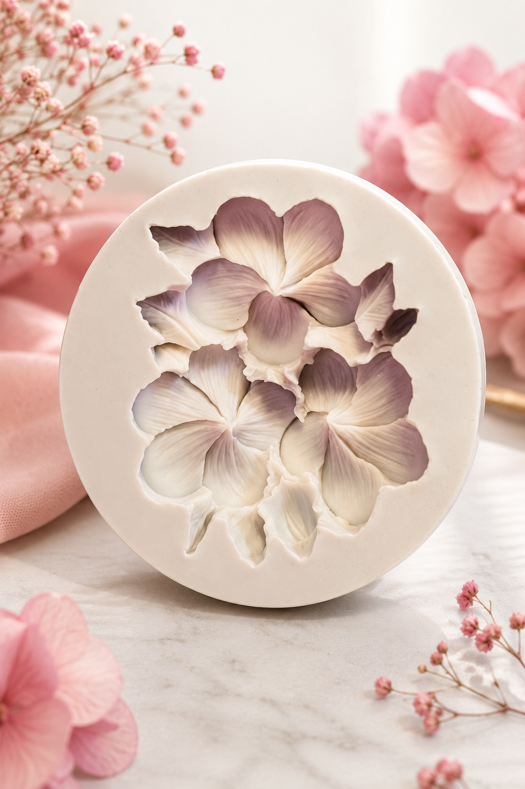 Molde de flores pequeñas