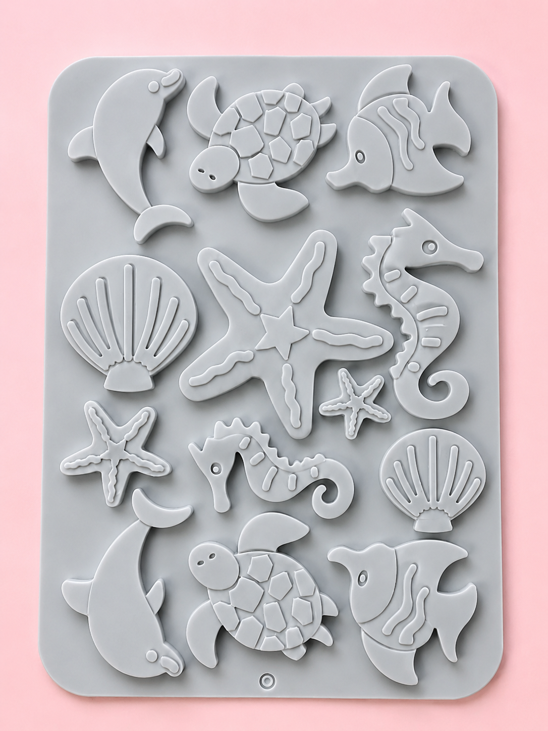 Molde con animales marinos
