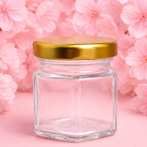Envase de vidrio pequeño para velas